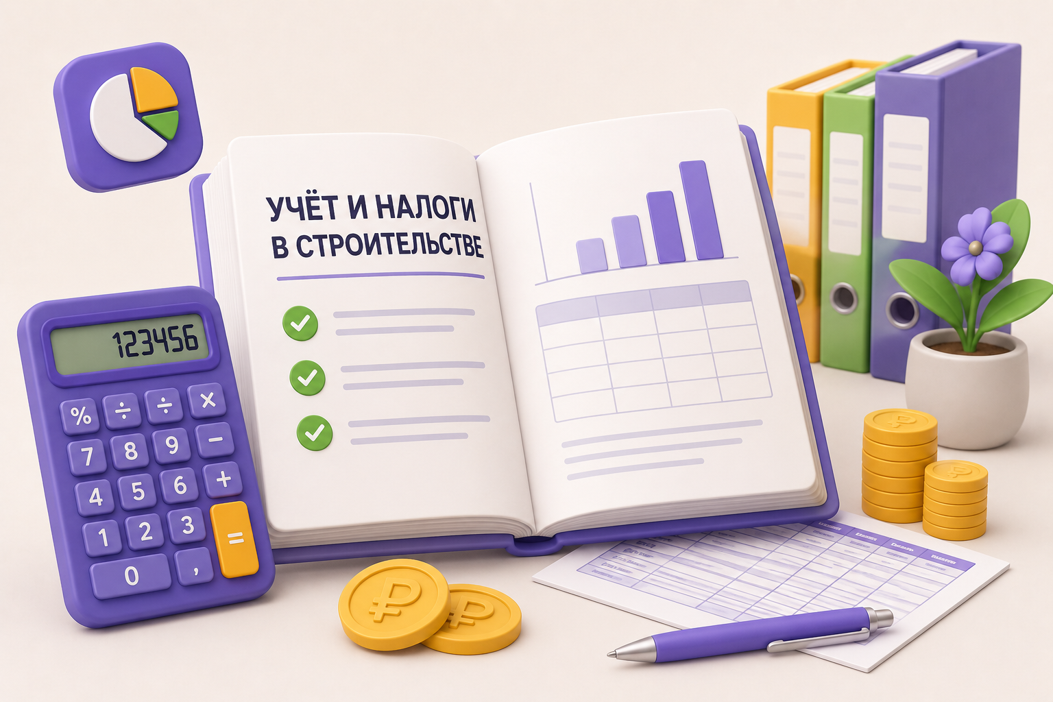 Как вести налоговый и бухгалтерский учет в строительстве