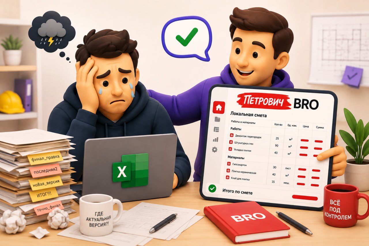 От Excel к живому документу в строительстве